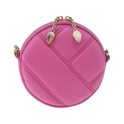 Bvlgari Shoulder Leather, Pink, Leather, Shoulder Bag