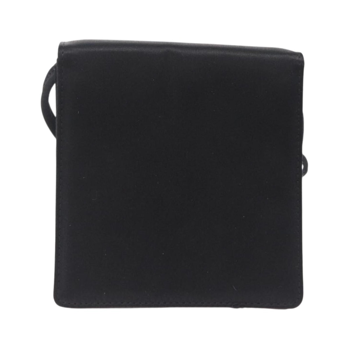Bvlgari Shoulder Satin, Black, Satin, Shoulder Bag