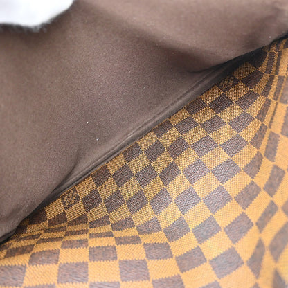 Louis Vuitton Naviglio Damier, Brown, Canvas, Shoulder Bag