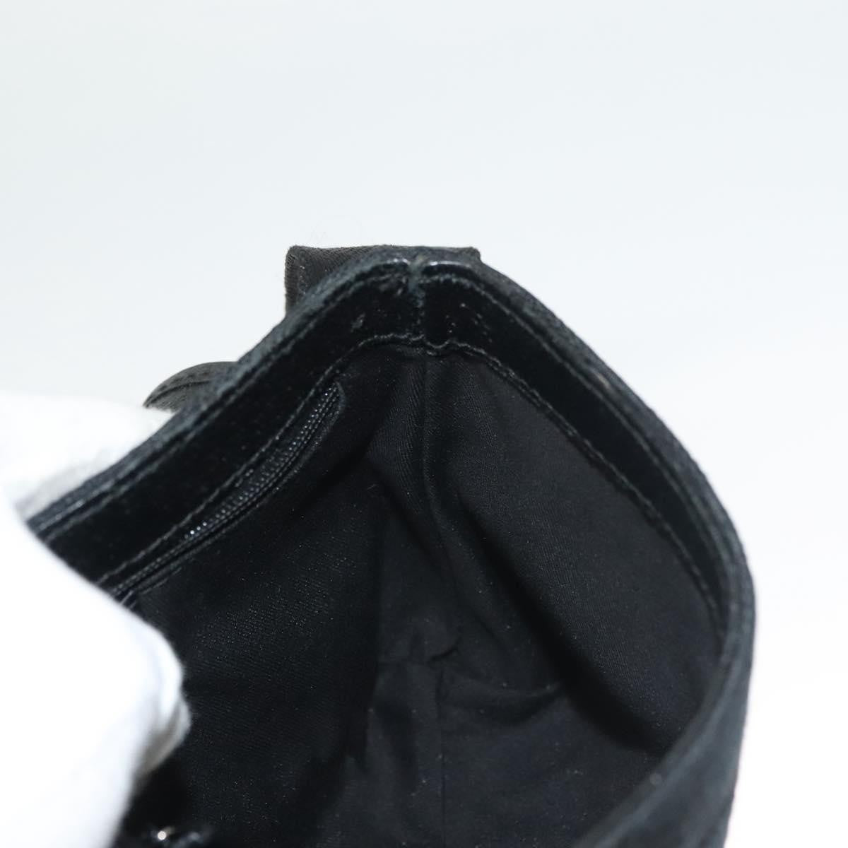 Gucci Buckle Belt GG Canvas, Black, Canvas, Handbag