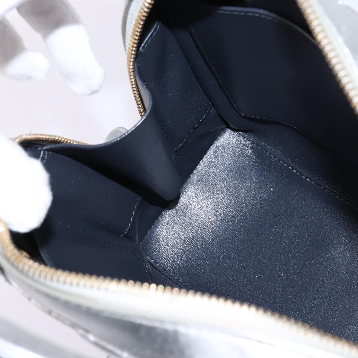 Christian Dior Lady cannage Matelassé, SILVER, LEATHER, Handbag