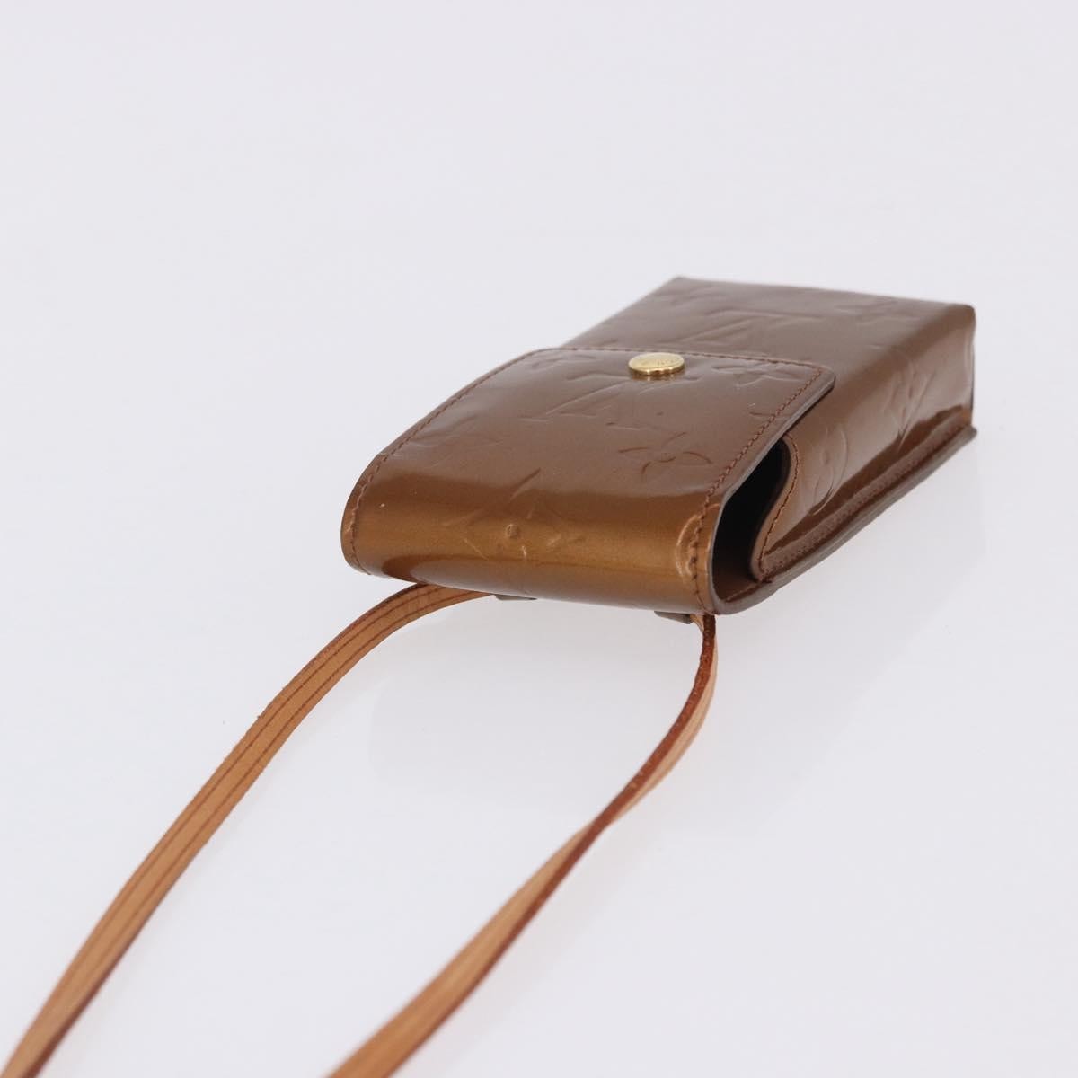 Louis Vuitton Walker Monogram Vernis, Brown, Patent Leather, Wallet