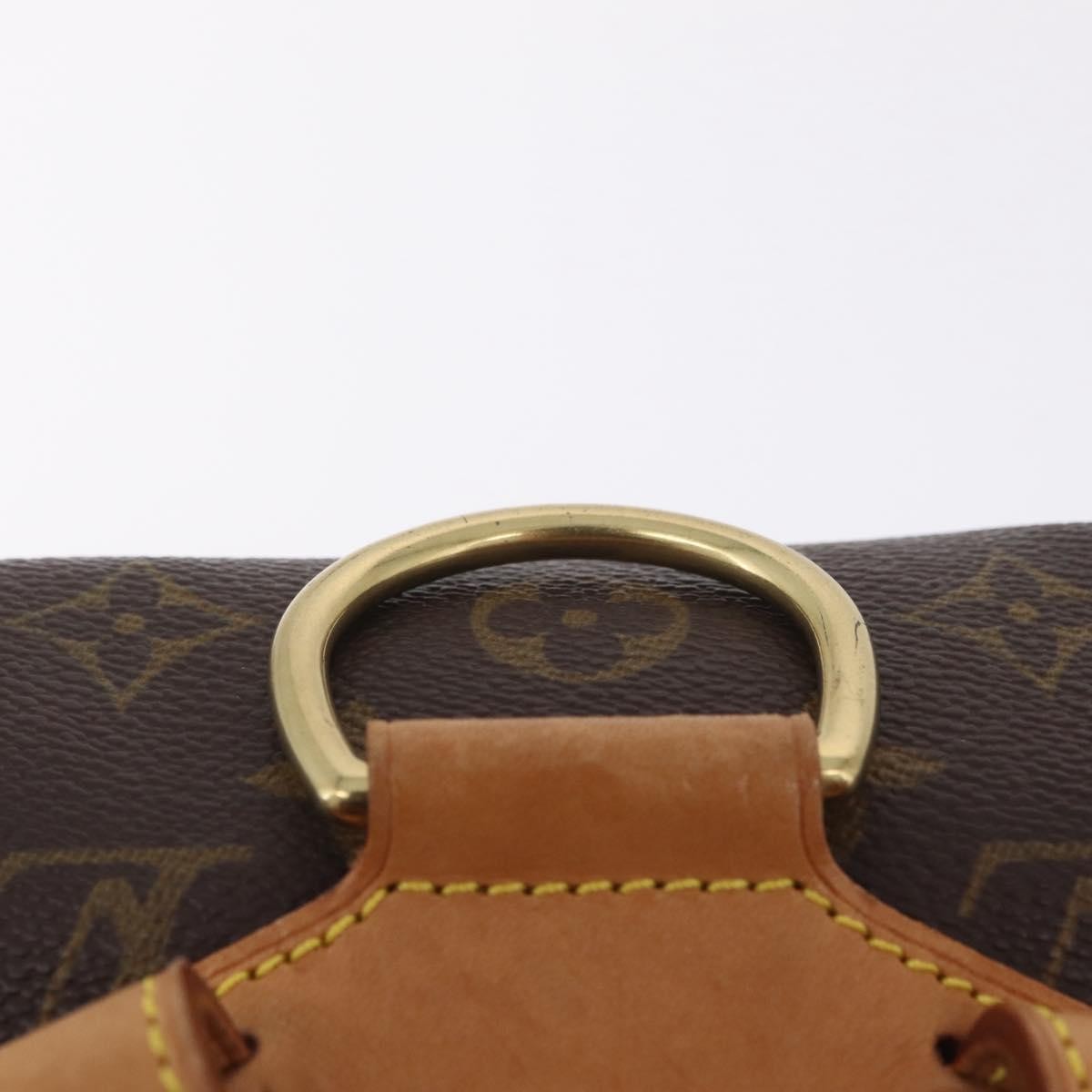 Louis Vuitton Vintage Montsouris Monogram Canvas, Brown, Canvas, Backpack