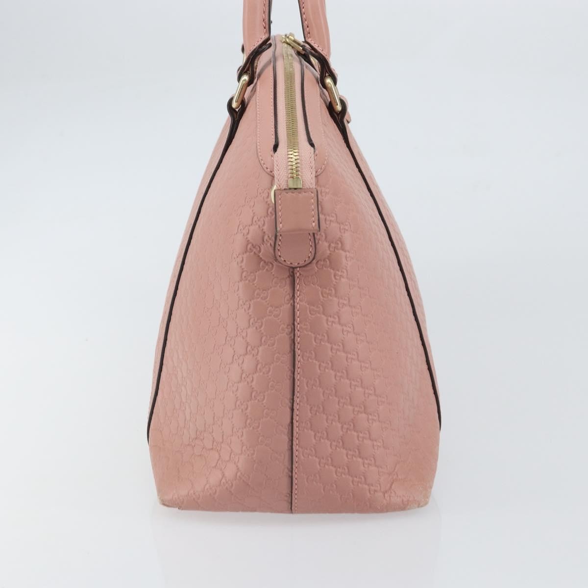 Gucci Britt Convertible Dome Satchel Microguccissima Leather, Pink, Leather, Tote Bag