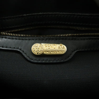Fendi Vintage Dome Satchel Leather, Brown, Leather, Handbag