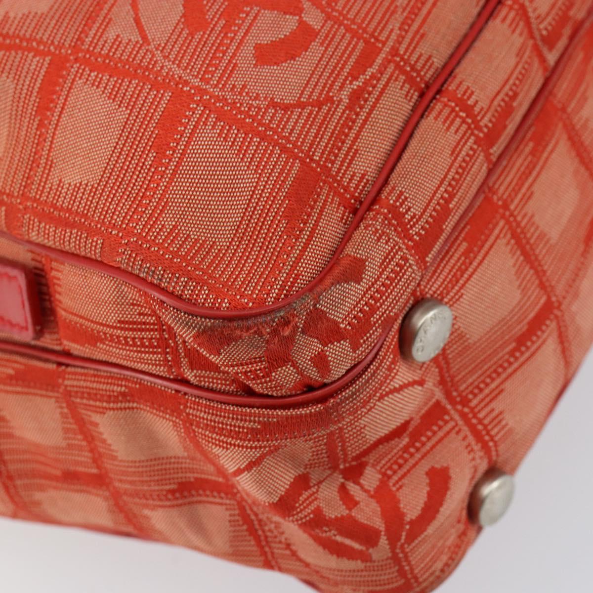 Chanel Travel Line Convertible Satchel Nylon, RED, NYLON, Handbag