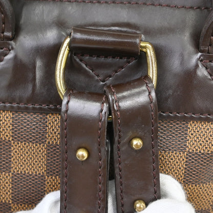 Louis Vuitton Soho Damier Ebene, Brown, Canvas, Backpack