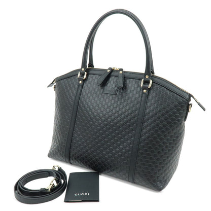 Gucci Guccissima GG Leather, Black, Leather, Handbag