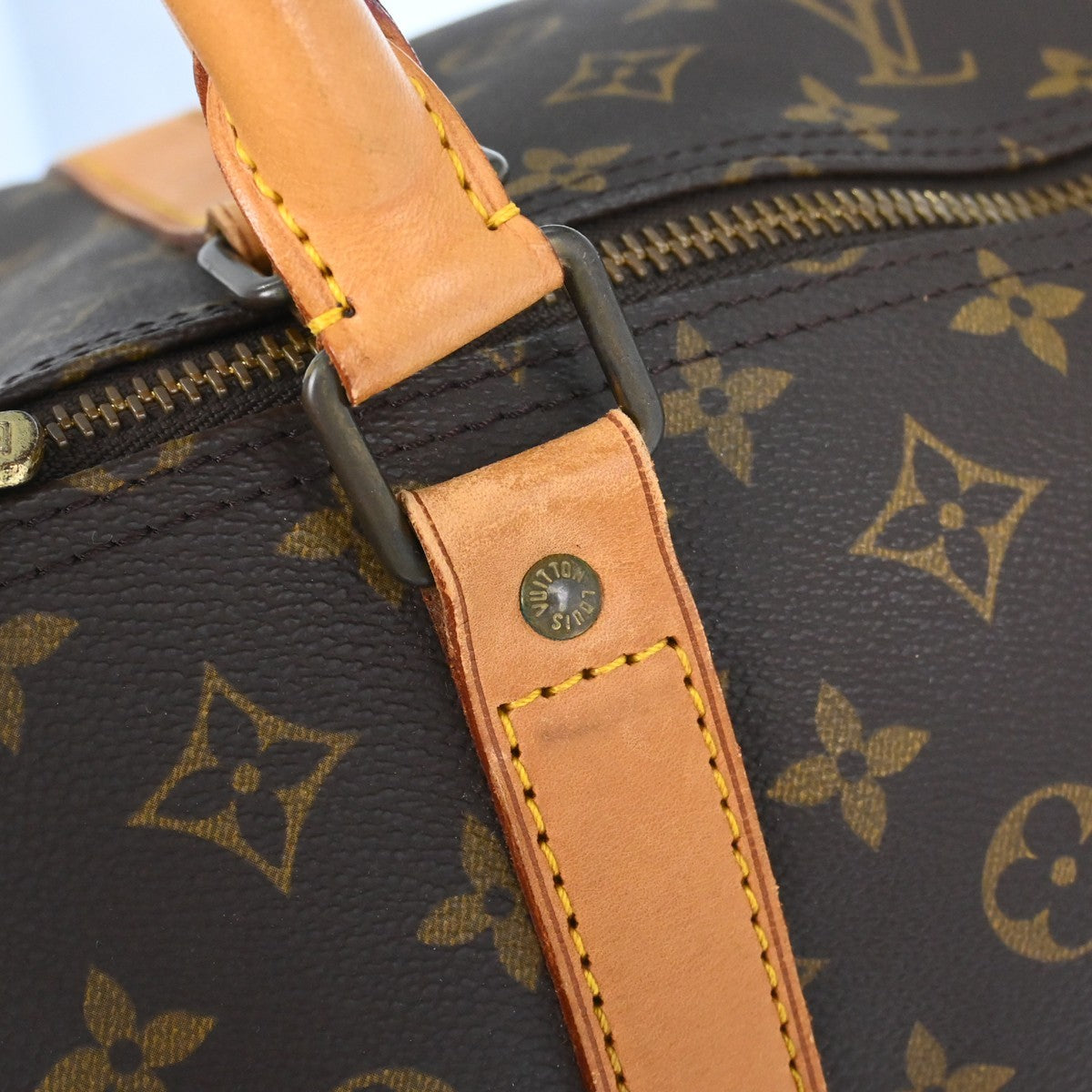 Louis Vuitton Keepall Monogram Canvas, Brown, Canvas, Travel Bag
