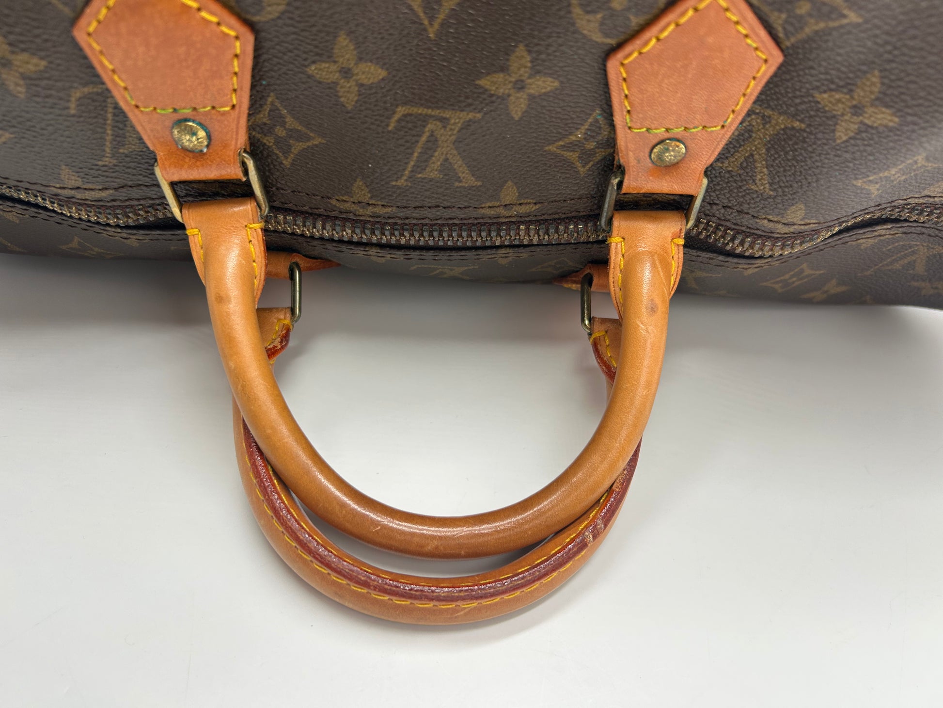 Louis Vuitton Speedy Monogram Canvas, Brown, Canvas, Handbag