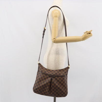 Louis Vuitton Bloomsbury Damier, Brown, Canvas, Handbag