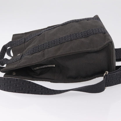 Hermes Herline Canvas, Gray, Canvas, Backpack