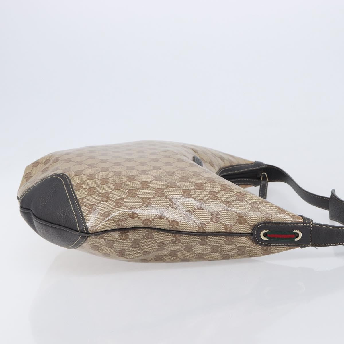 Gucci Nice Hobo Patent Canvas, Beige, Canvas, Shoulder Bag