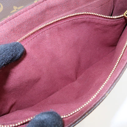 Louis Vuitton Saint Placide Monogram Canvas and Leather, Brown, Canvas, Handbag