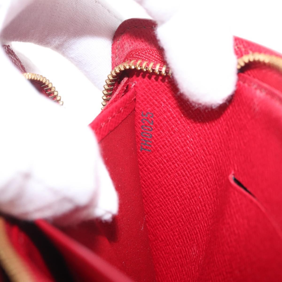 Louis Vuitton Porte-Monnaie Zippy Limited Edition Monogram Cerises, Red, Canvas, Wallet