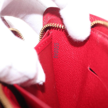 Louis Vuitton Porte-Monnaie Zippy Limited Edition Monogram Cerises, Red, Canvas, Wallet