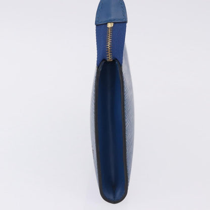 Louis Vuitton Pochette Accessoires Epi, Blue, Leather, Clutch