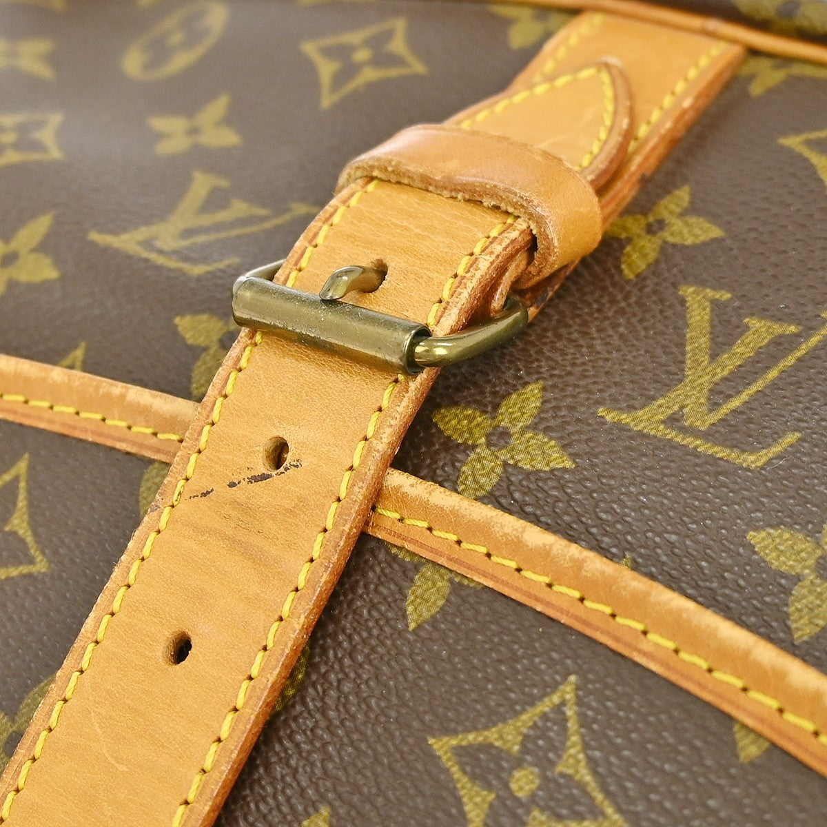 Louis Vuitton Saumur Monogram Canvas, Brown, Canvas, Shoulder Bag