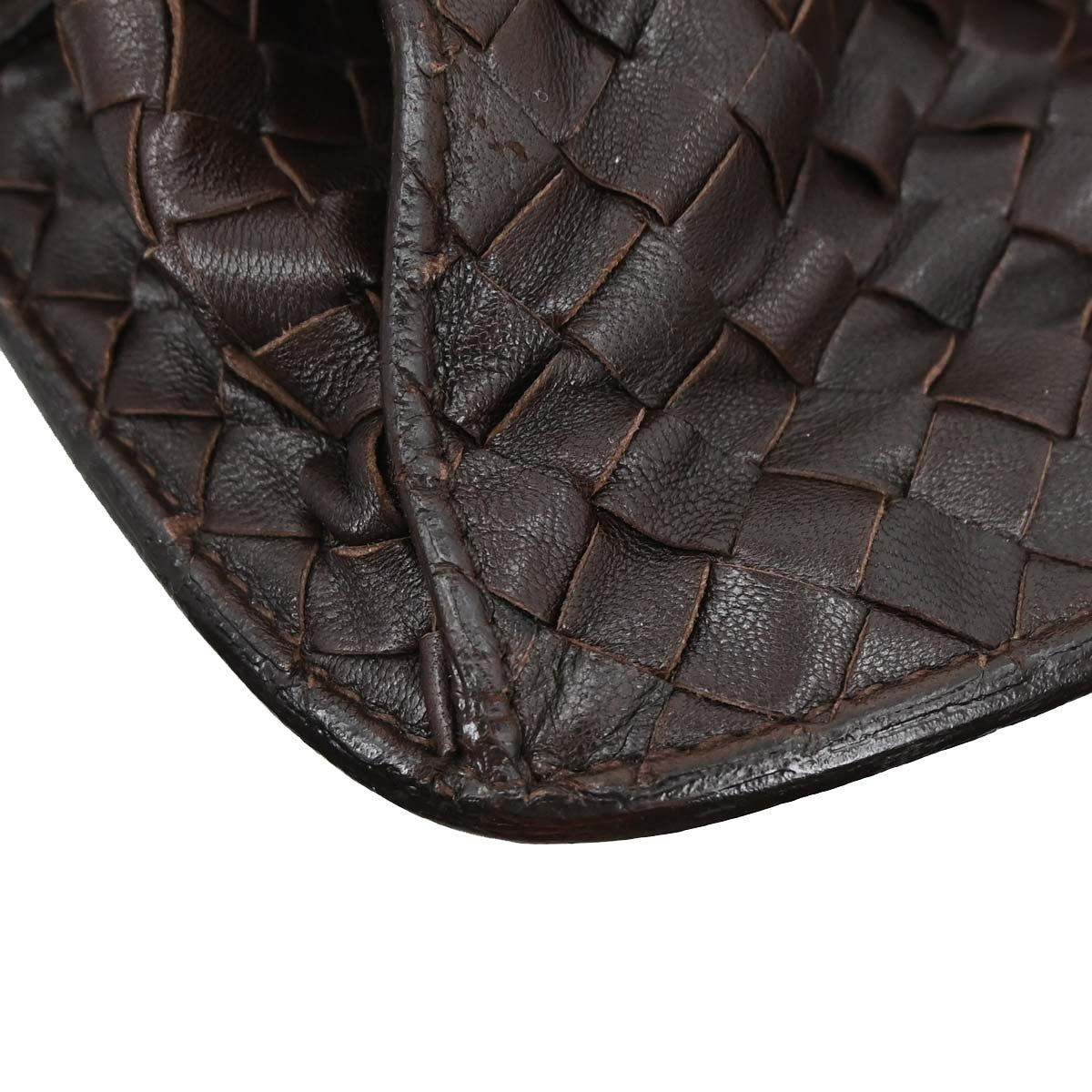 Bottega Veneta Top Flap Hobo Intrecciato Nappa, Brown, Leather, Handbag