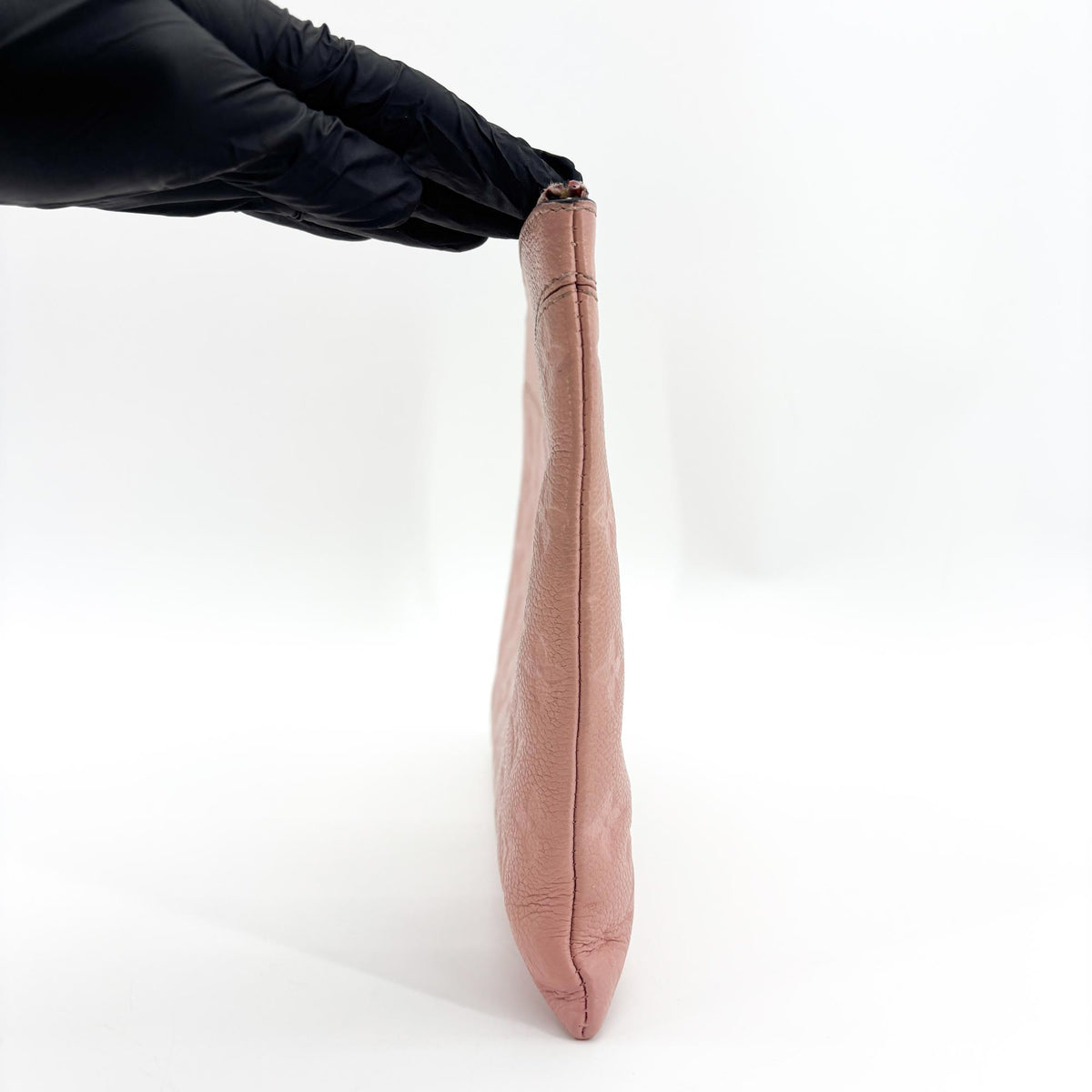 Louis Vuitton Daily Pouch Monogram Empreinte Leather, Pink, Leather, Clutch