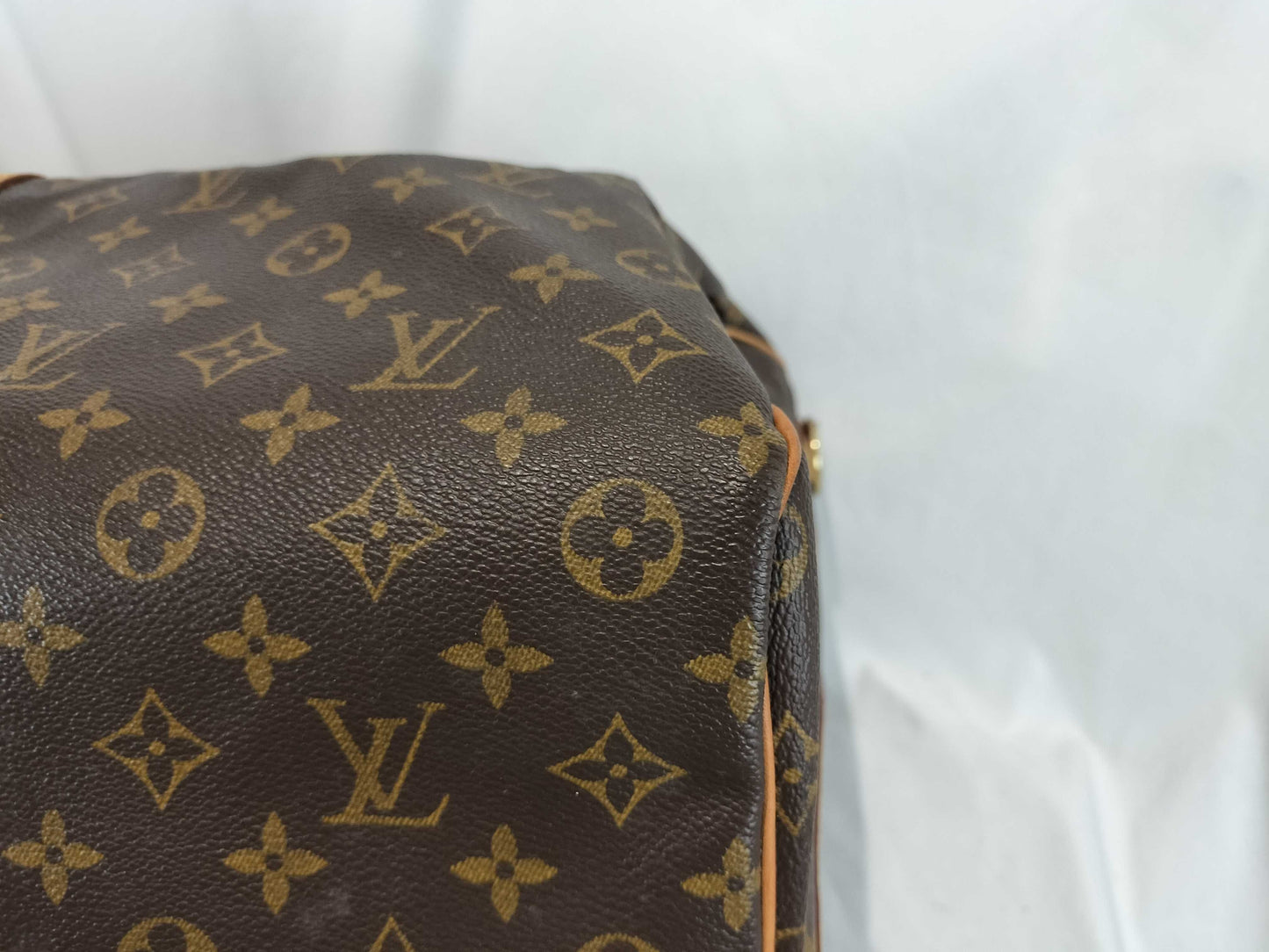 Louis Vuitton Keepall Monogram Canvas, Brown, Canvas, Travel Bag