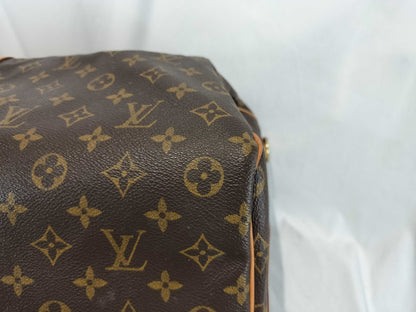 Louis Vuitton Keepall Monogram Canvas, Brown, Canvas, Travel Bag