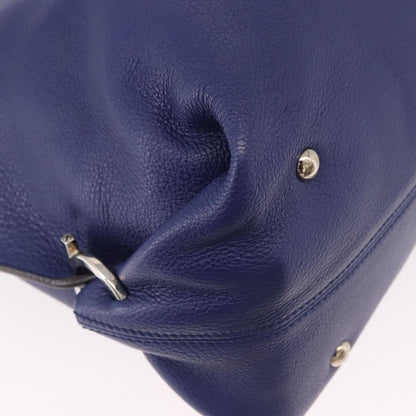 Salvatore Ferragamo Sofia Satchel Leather, Blue, Leather, Handbag
