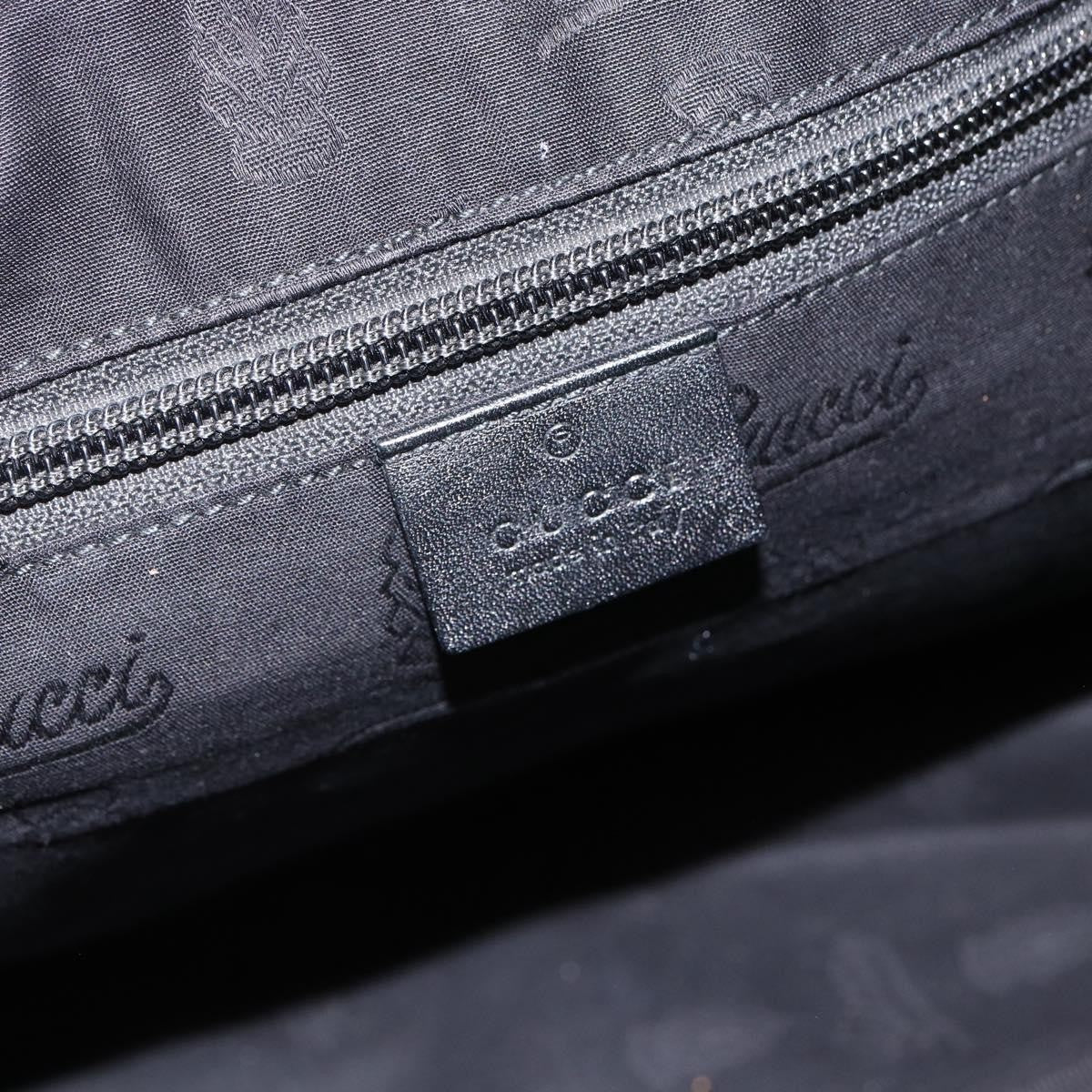 Gucci Zip Messenger GG Imprime, Black, Canvas, Shoulder Bag