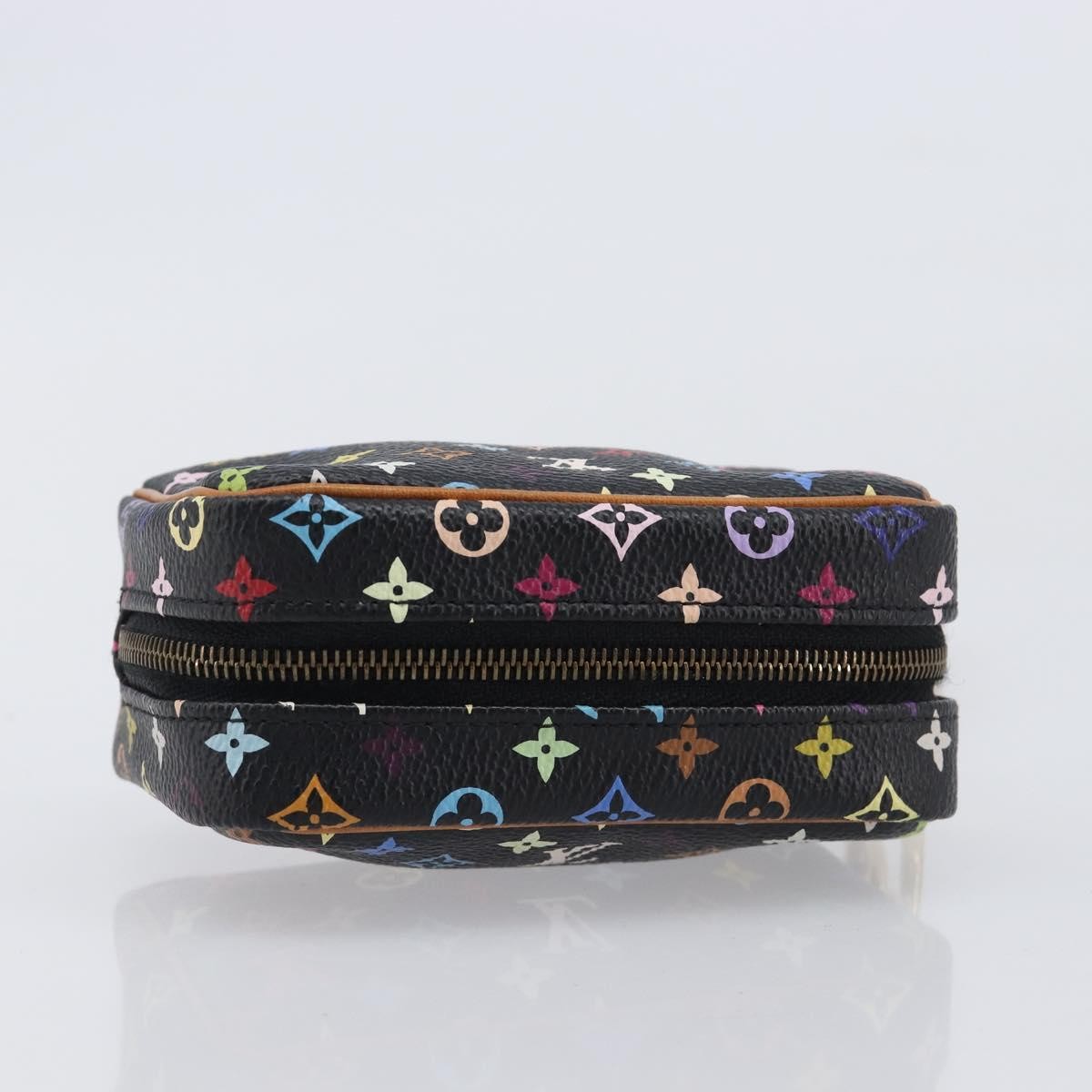 Louis Vuitton Wapity Trousse Monogram Multicolor, Black, Canvas, Clutch