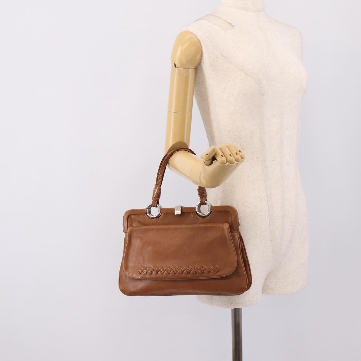 Bottega Veneta Intrecciato Handbag Intrecciato, Brown, Leather, Handbag
