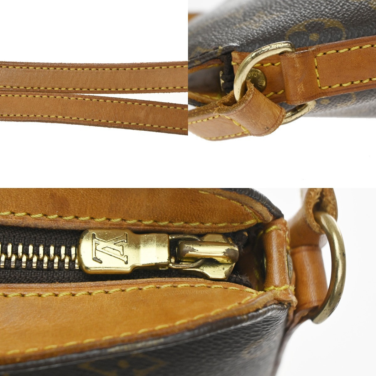 Louis Vuitton Drouot Monogram, Brown, Canvas, Shoulder Bag