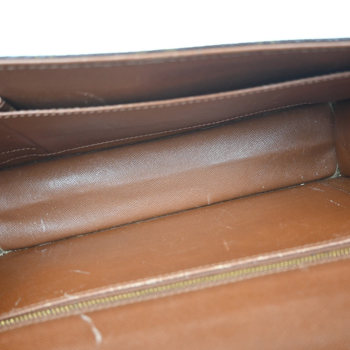 Louis Vuitton Dame Pochette Monogram Canvas, Brown, Leather, Clutch