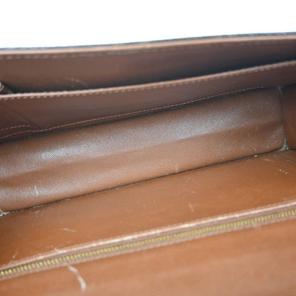 Louis Vuitton Dame Pochette Monogram Canvas, Brown, Leather, Clutch