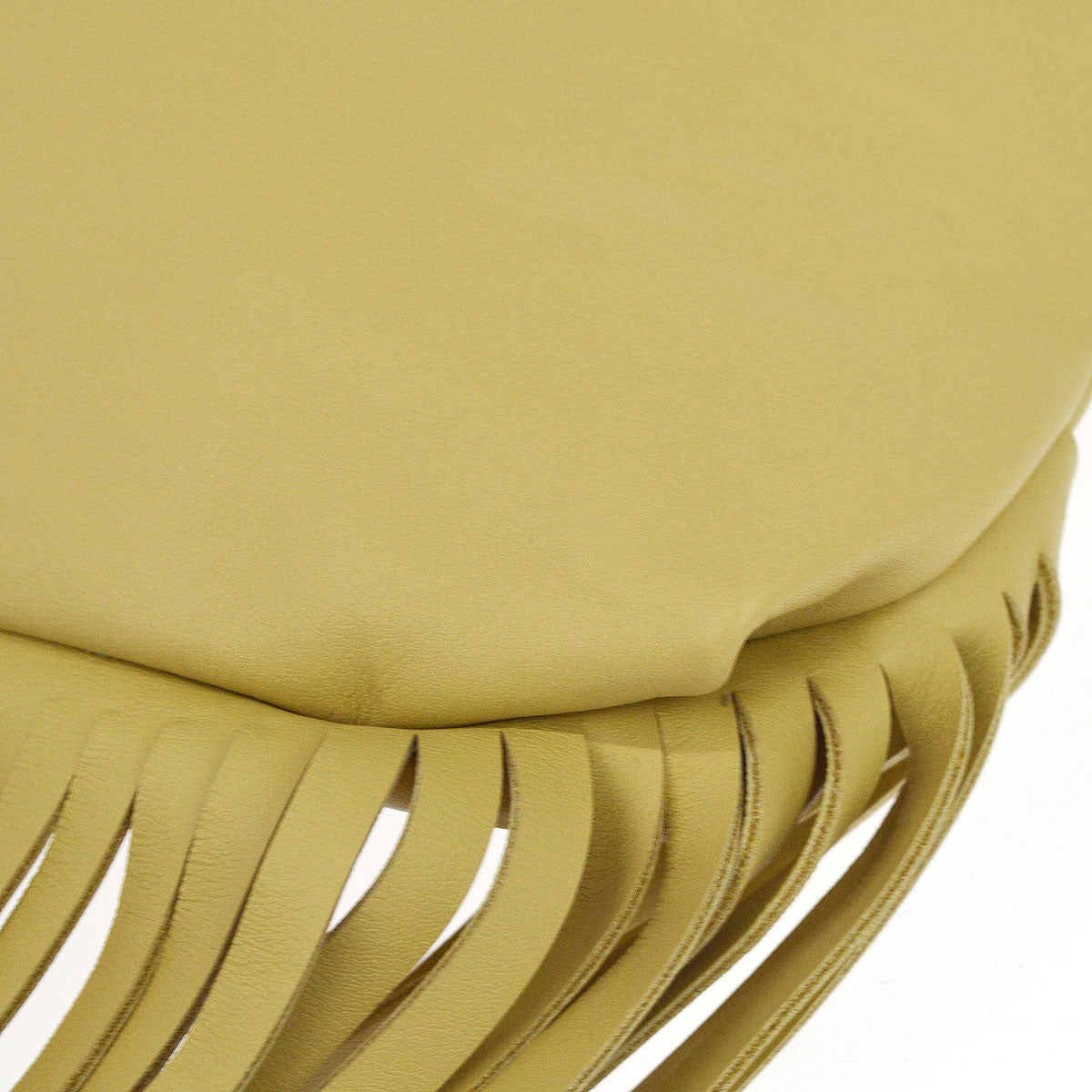 Bottega Veneta The Fringe Leather, Beige, Leather, Clutch