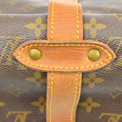 Louis Vuitton Saumur Monogram, Brown, Canvas, Shoulder Bag