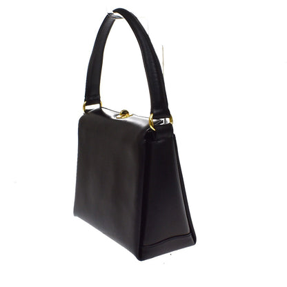 Prada Turnlock Convertible City Calf, Black, Leather, Shoulder Bag