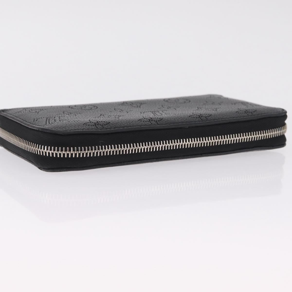 Louis Vuitton Zippy Mahina Leather, Black, Leather, Wallet