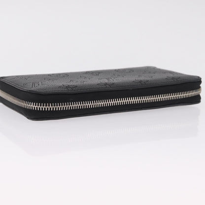 Louis Vuitton Zippy Mahina Leather, Black, Leather, Wallet