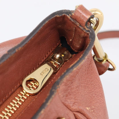 Chloe Ethel Leather, Pink, Leather, Handbag