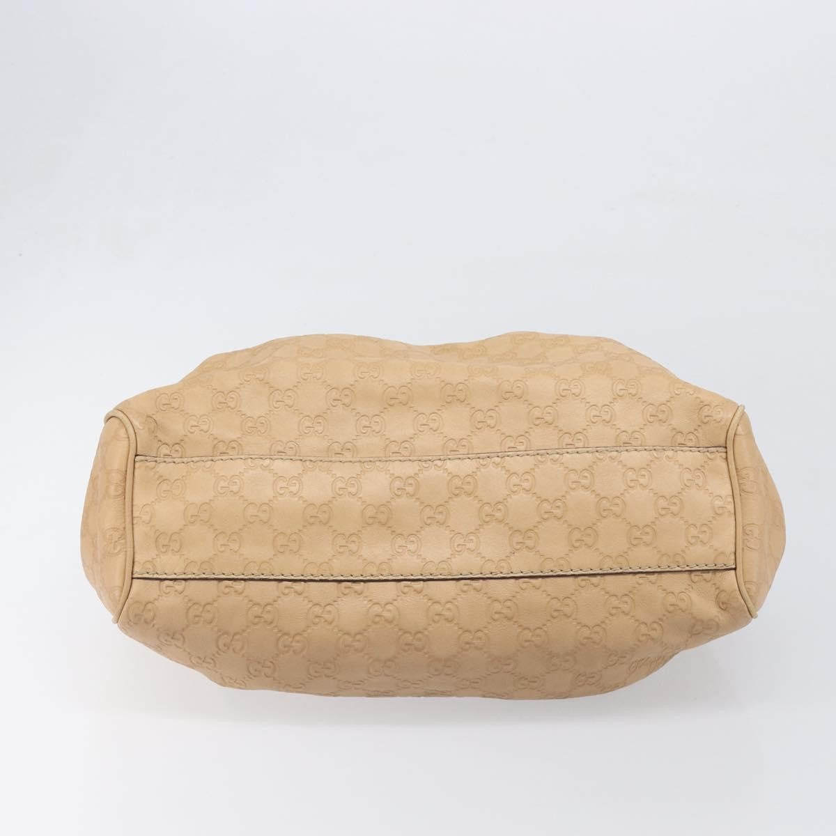 Gucci Sukey Guccissima Leather, Beige, Leather, Tote Bag