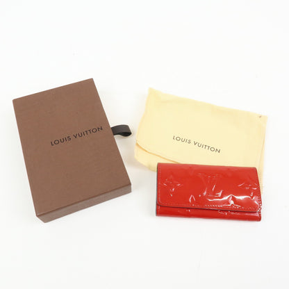Louis Vuitton Multiclés 4 Cuir verni, Red, Patent Leather, Wallet