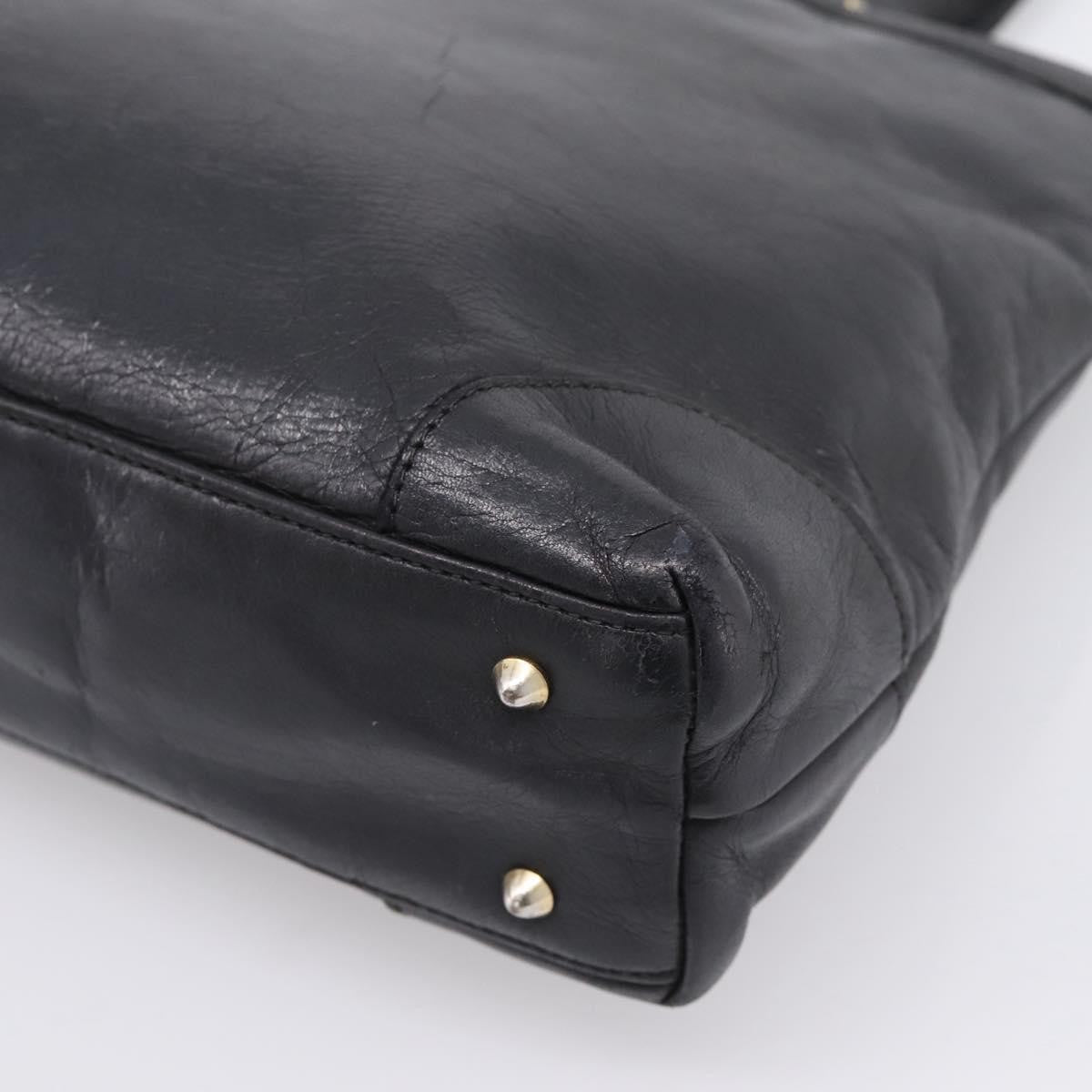 Celine Tote Leather, Black, Leather, Tote Bag