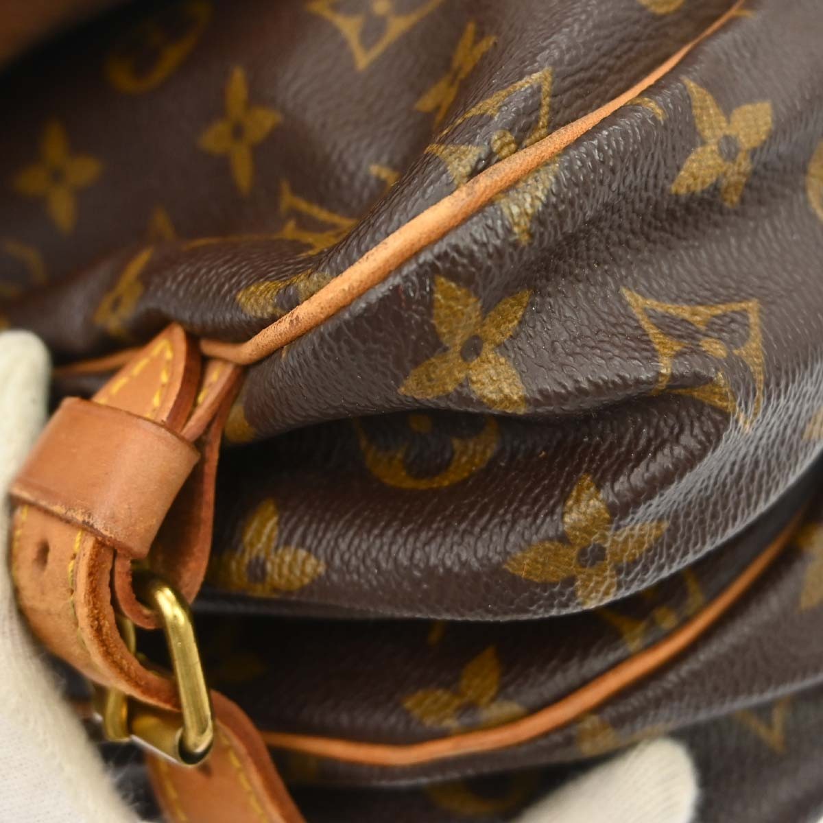 Louis Vuitton Saumur Monogram Canvas, Brown, Canvas, Shoulder Bag