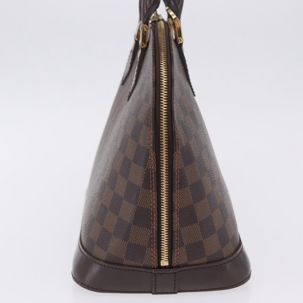 Louis Vuitton Alma Damier, Brown, Canvas, Handbag