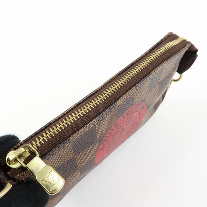 Louis Vuitton Pochette Accessoires Limited Edition Damier, Brown, Canvas, Clutch