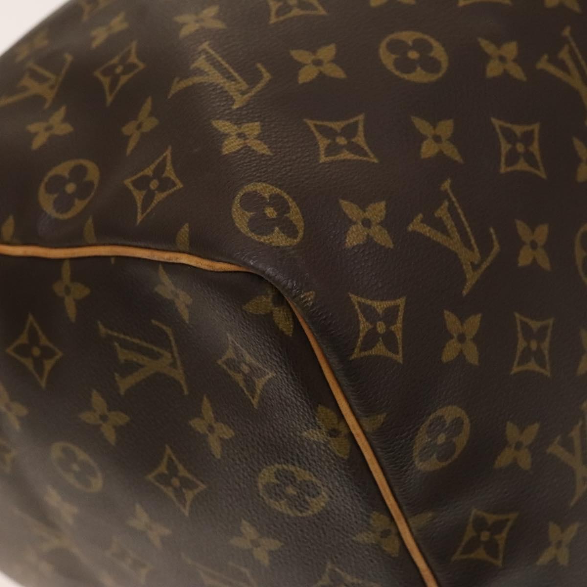 Louis Vuitton Keepall Bag Monogram Canvas, BROWN, CANVAS, Travel bag