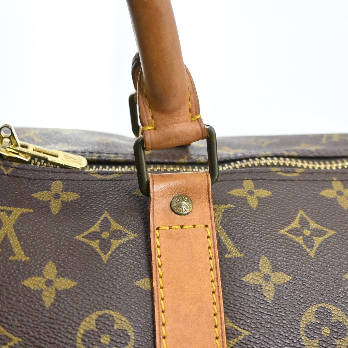 Louis Vuitton Keepall Monogram Canvas, Brown, Canvas, Travel Bag