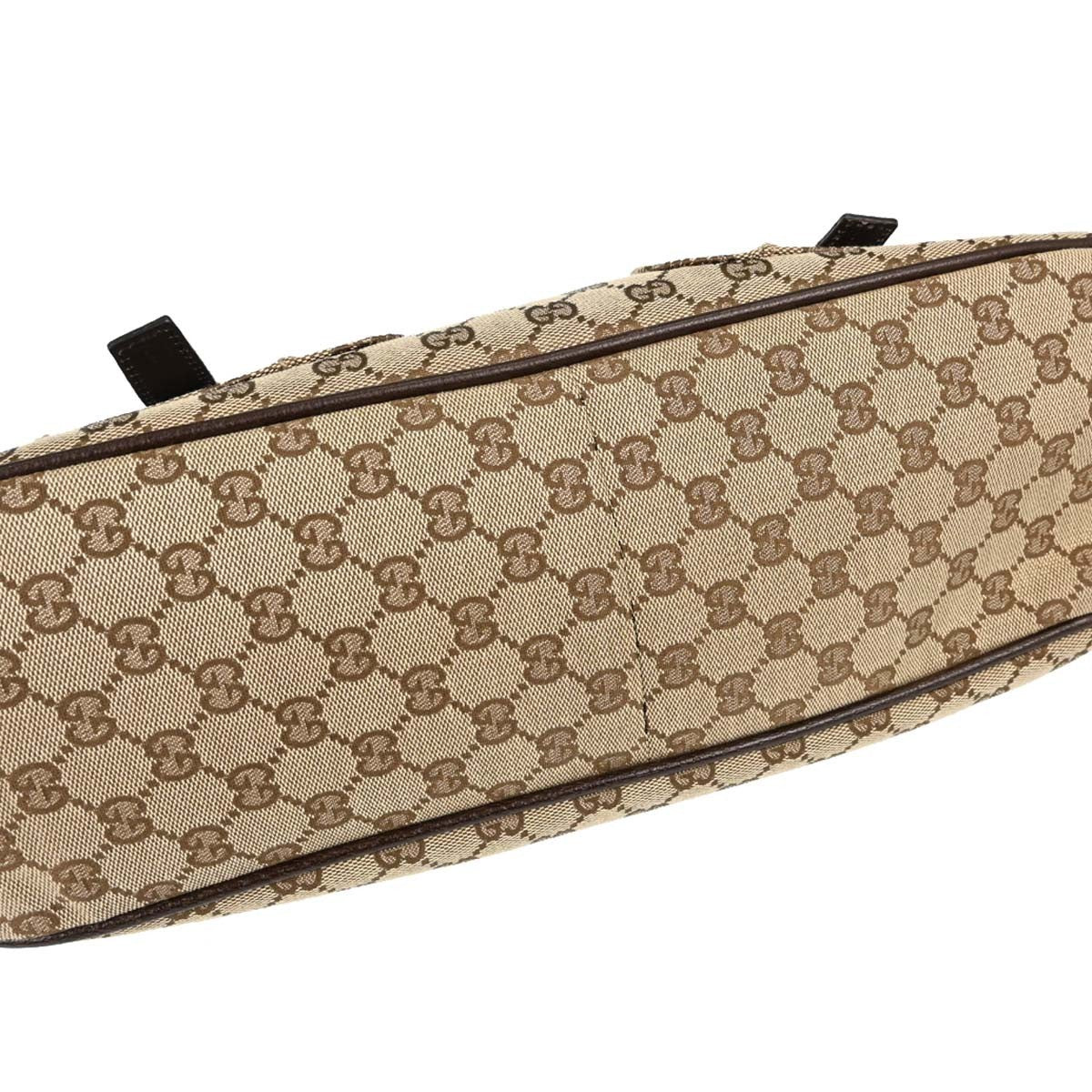 Gucci Abbey D-ring Handbag Canvas GG, Beige, Canvas, Handbag