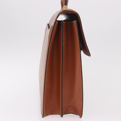 Loewe Anagram Business Leather, Brown, Leather, Briefcase