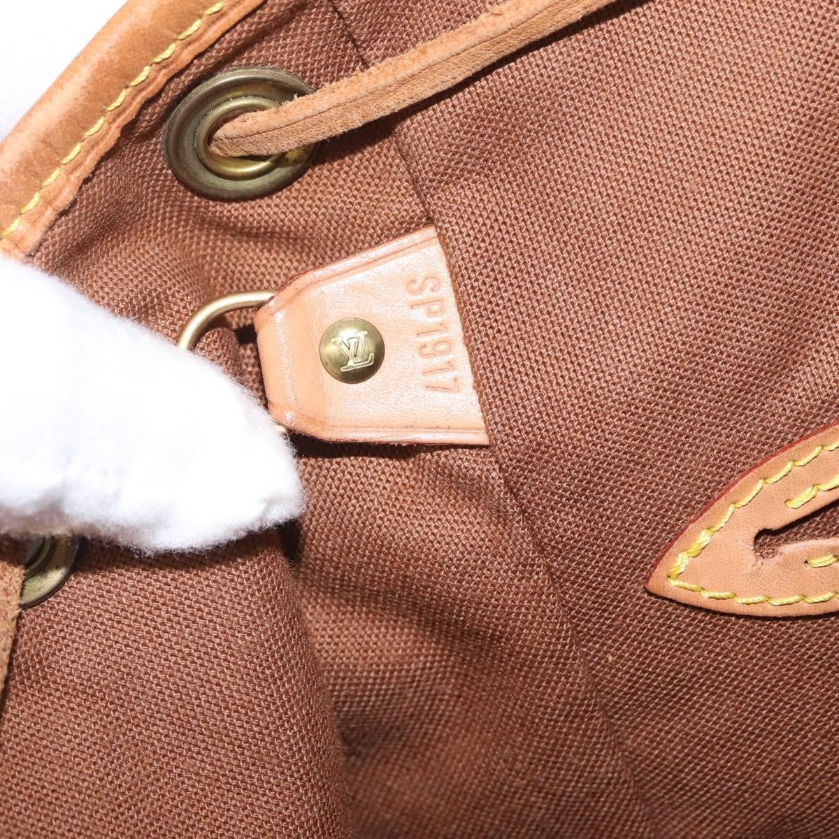 Louis Vuitton Vintage Montsouris Monogram Canvas, Brown, Canvas, Backpack